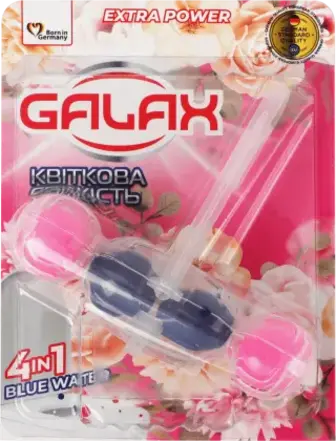 Туалетний блок Galax Квіткова свіжість для унітазу 55 г