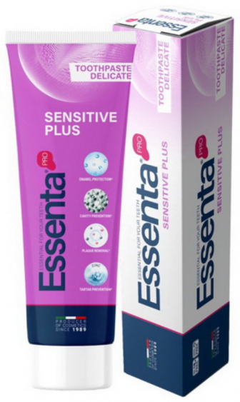 Зубна паста  Essenta pro Sensitive Plus 75мл