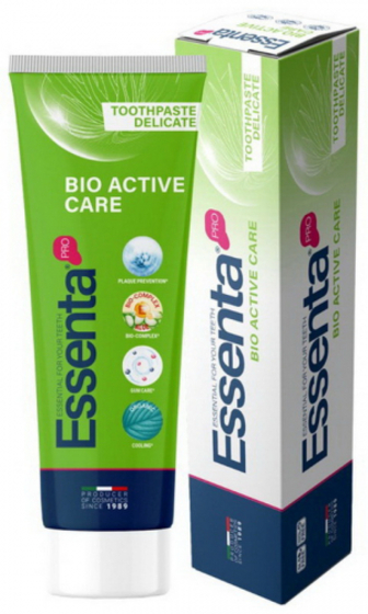 Зубна паста  Essenta pro Bio Active Care 75мл