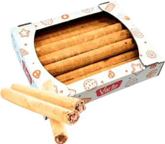 Вафельні трубочки Varto Cannoli з начинкою Солона карамель 300 г