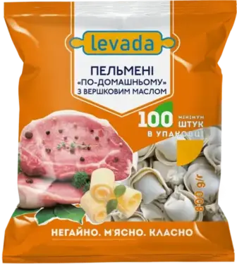 Пельмені Левада По-домашньому з вершковим маслом 800 г