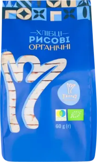 Хлібці рисові Екород хрусткі органічні 60 г