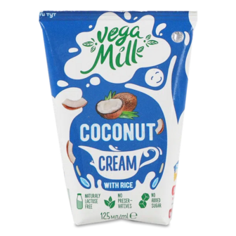 Вершки Vega Milk кокосові з рисом ультрапастеризовані (125мл)