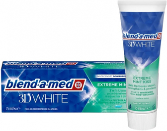 Зубна паста Blend-a-Med 3D White М`ятний поцілунок 75мл