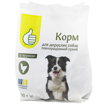 Корм сухий для дорослих собак Pouce з куркою 400 г (4823090136383)