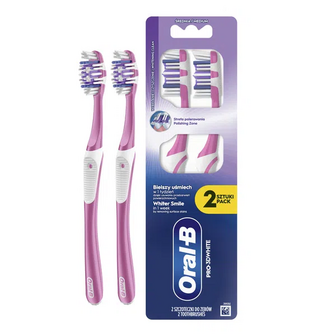 Щітка зубна Oral-B 3DWhite Відбілювання 40 cередня (2шт)