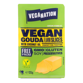 Скибочки веганські Veganation зі смаком гауди (125г)