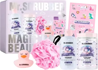Набір подарунковий Mr.Scrubber Sweet Bilberry Гель для душу та Пудра для ванни