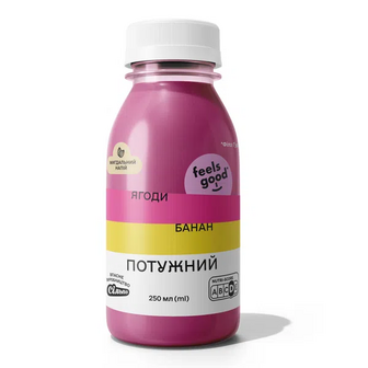 Напій Feels good мигдальний з ягодами та бананом (250мл)
