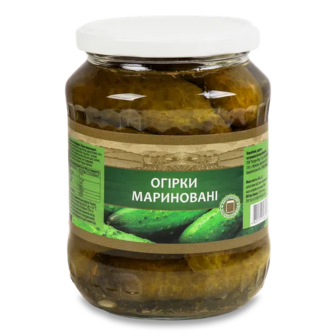 Огірки мариновані 6-9 (720мл)