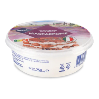 Сир «Премія»® Маскарпоне з коров'ячого молока (250г)