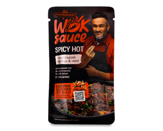 Соус Pripravka Wok sauce Spicy Hot тімутський перець і чилі (140г)