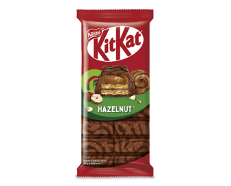 Шоколад Kit Kat Hazelnut молочний та чорний (99г)