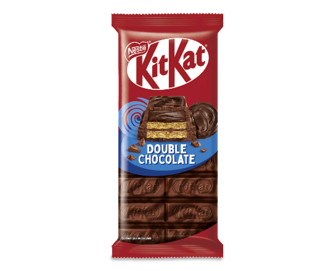 Шоколад Kit Kat Double chocolate молочний та чорний (99г)