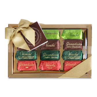 Цукерки Venchi Gianduiotto Golden п/к (110г)