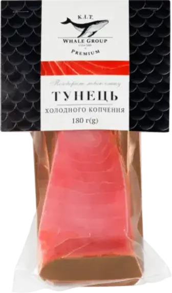 Тунець КІТ філе-шматок холодного копчення 180 г