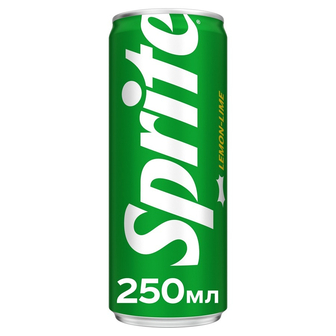 Напій 250 мл Sprite безалкогольний сильногазований ж/б 