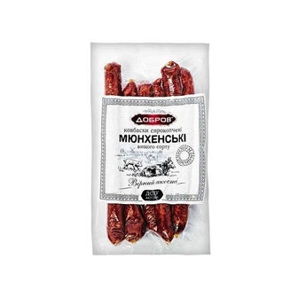 Ковбаски 140 г Добров Мюнхенські с/к  