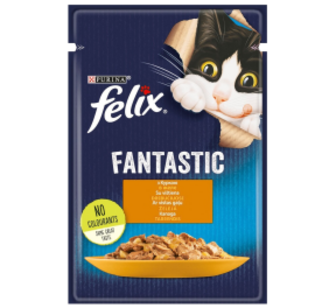 Корм Felix Fantastic Курка для котів 85гр