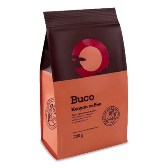 Кава мелена Buco Kenyan coffee натуральна смажена (200г)
