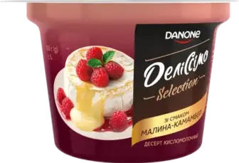 Десерт Деліссімо Малина та Камамбер 5.0% 180 г