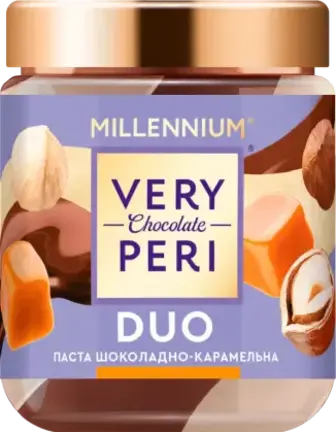 Паста Millennium Very Peri Duo шоколадно-карамельна 230 г