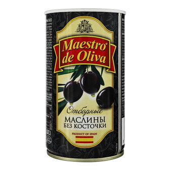 Маслини Maestro de Oliva без кісточки 360 г (8436024290561)
