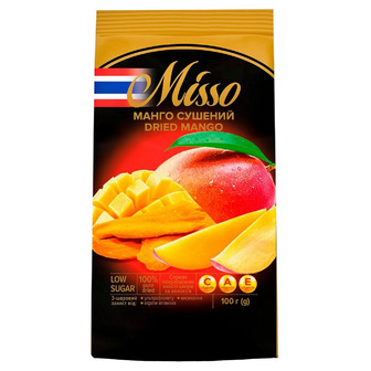 Манго Misso сушений 100 г (4820232570036)