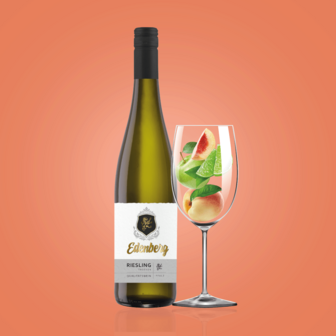Вино 0,75 л Edenberg Riesling напівсухе біле 12 % об. скл/пл Німеччина 
