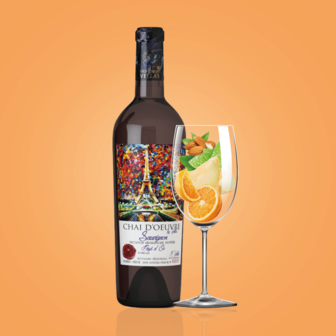 Вино 0,75 л Chai d'сеuvre Sauvignon Blanc сухе біле сортове 12 % об скл/пл Франція 