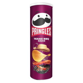 Чіпси Pringles картопляні зі смаком техаського соуса BBQ 165г