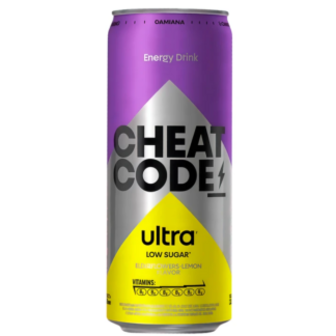 Напій Cheat Code Ultra Бузина-лимон енергетичний безалкогольний з/б 0,33л