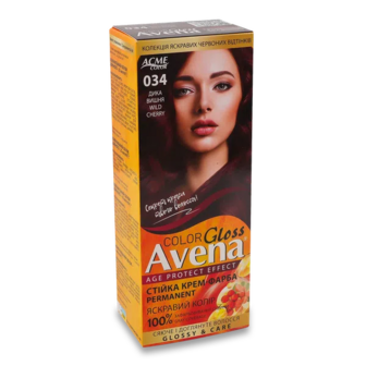 Крем-фарба Avena Gloss Color 034 Дика вишня