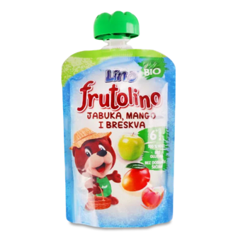 Пюре Lino яблуко, манго та персик (100г)