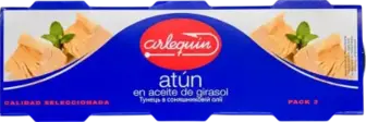 Тунець Arlequin шматочками у власному соку 3 шт x 77 г