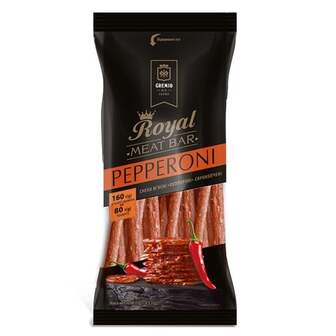 Снеки м'ясні 80 г Gremio Chicken, Pеpperoni с/к газ/упак 