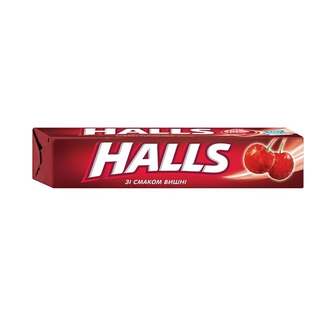 Карамeль 25,2 г Halls льoдяникoва зi смакoм вишні м/уп 