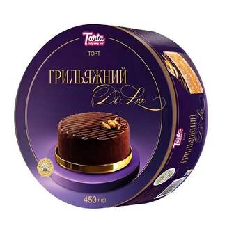 Тоpт 450г TARTA повітpяно-аpахіcовий Гpильяжний De Lux п/уп 