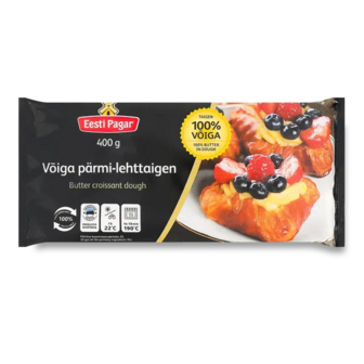 Тісто Eesti Pagar дріжджове з маслом для круасанів (400г)