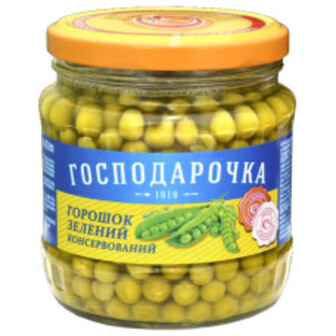 Горошок Господарочка 450г зелений твіст с/б