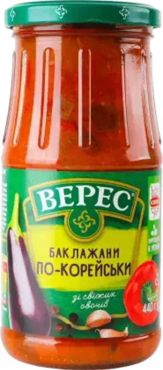 Баклажани Верес по-корейськи 440 г