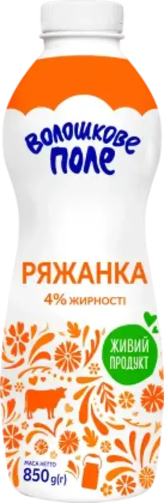 Ряжанка Волошкове Поле 4% 850 г