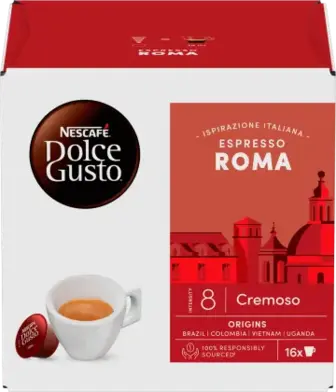 Кава Nescafe Dolce Gusto Roma Espresso мелена в капсулах 16x6.2 г