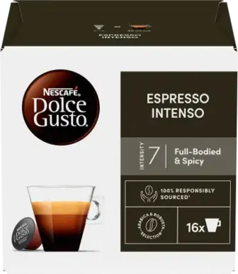 Кава Nescafe Dolce Gusto Espresso Intenso мелена в капсулах 16x7 г