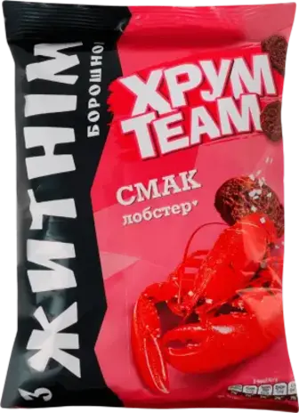 Сухарики ХрумTeam зі смаком лобстера 55 г