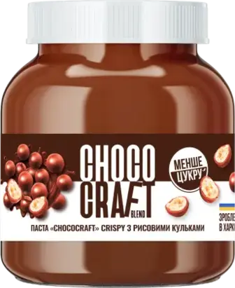 Паста ChocoCraft з рисовими кульками 320 г