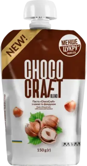 Паста ChocoCraft з какао та фундуком 150 г