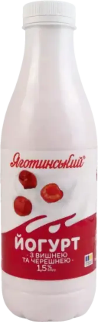 Йогурт Яготинське Вишня та Черешня 1.5% 750 г