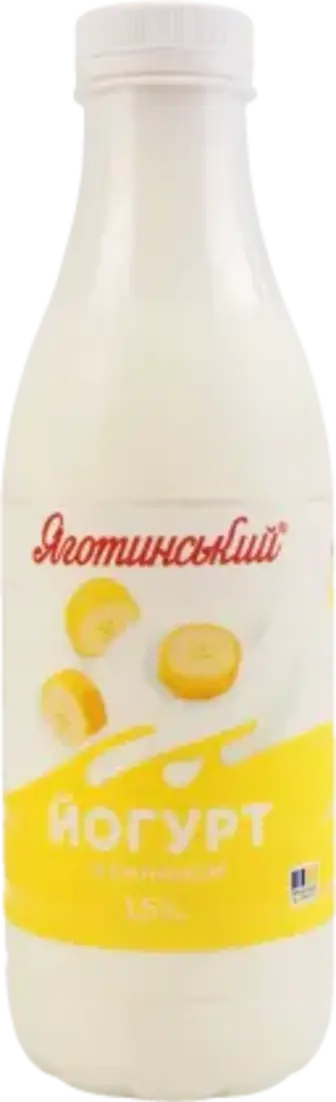 Йогурт Яготинське Банан 1.5% 750 г