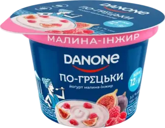 Йогурт Danone по-грецьки Малина та Інжир 3.5% 150 г
